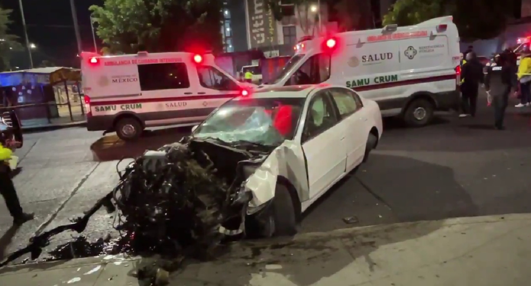 Accidente en Churubusco y Zaragoza