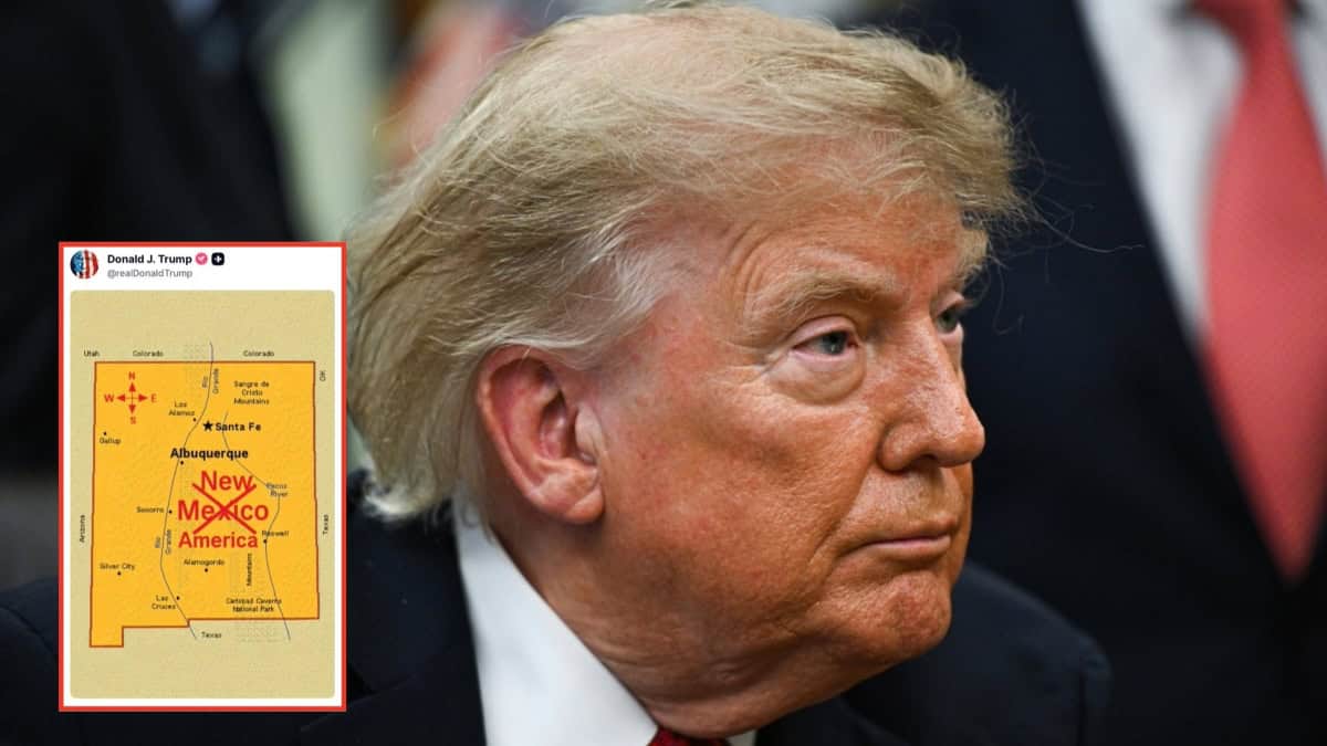 Trump sugirió en redes sociales la idea de renombrar este estado como Nuevo América