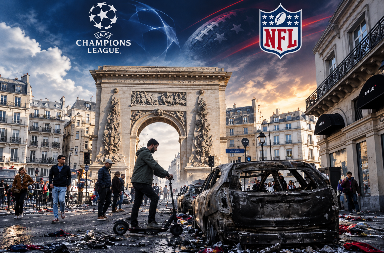 Francia refuerza la seguridad ante las protestas, mientras el PSG-Barcelona y el partido de la NFL entre Saints y Steelers siguen programados