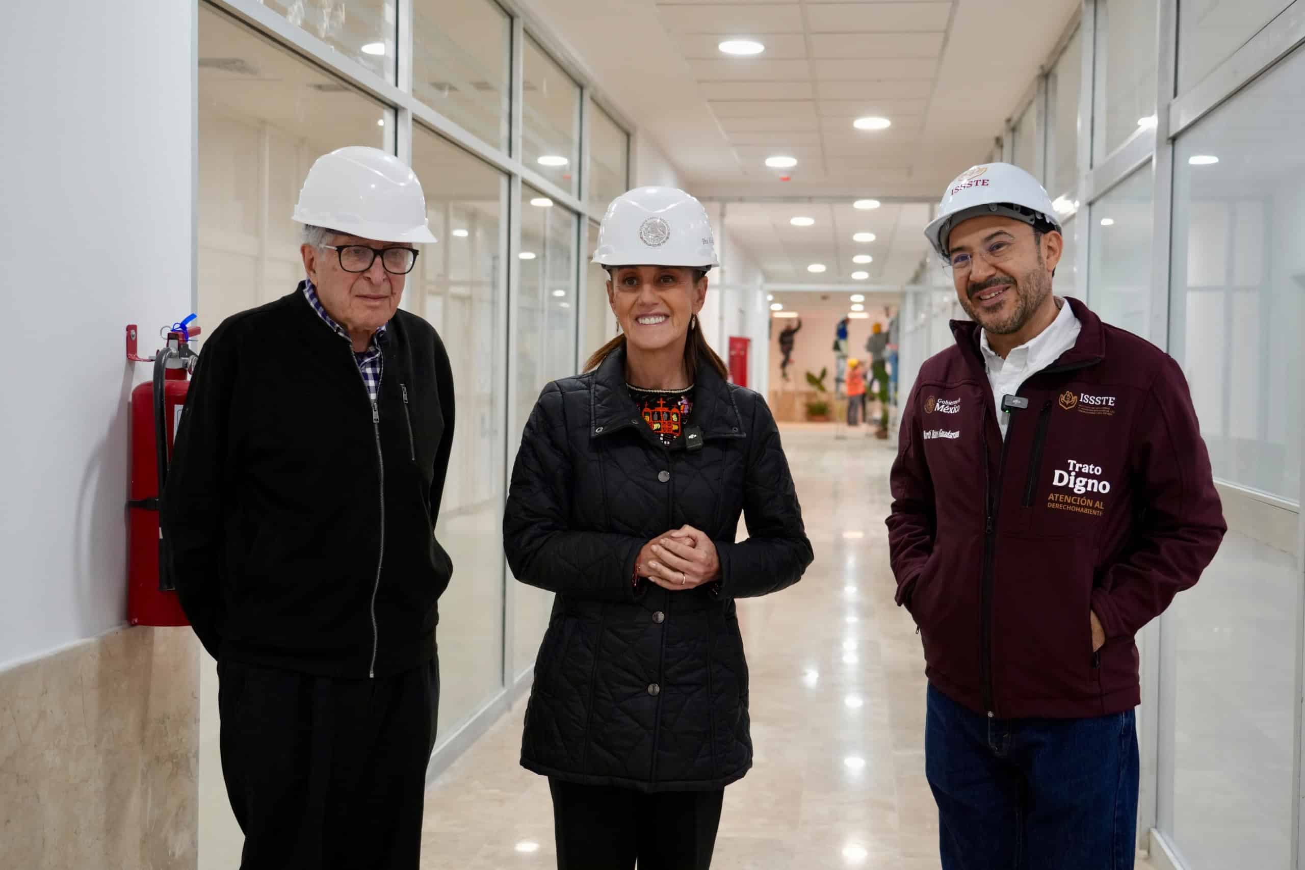Claudia Sheinbaum encabezó la supervisión del Hospital Vasco de Quiroga del ISSSTE en Morelia, Michoacán