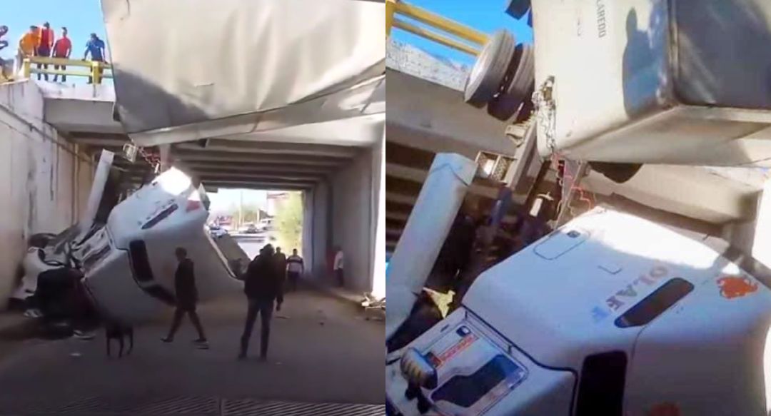 VIDEO| Tráiler cae de puente en la México-Querétaro; hay caos vial ...