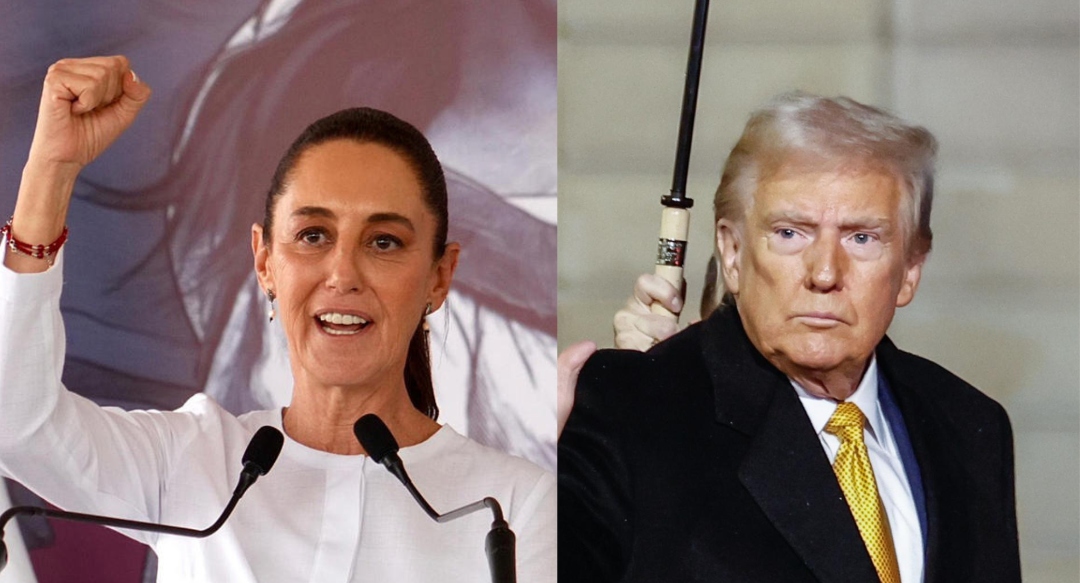 Claudia Sheinbaum y Donald Trump