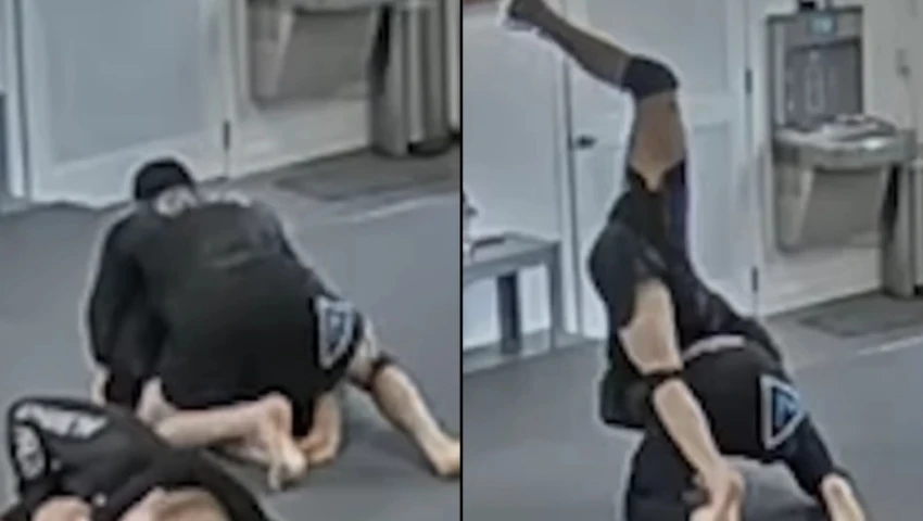 Instructor paraliza a estudiante de jiu-jitsu