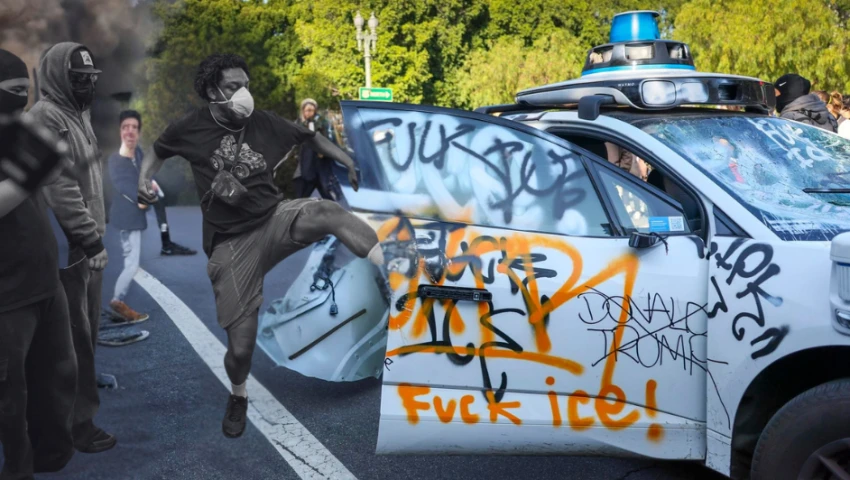 Sospechan de infiltrados en protestas contra ICE