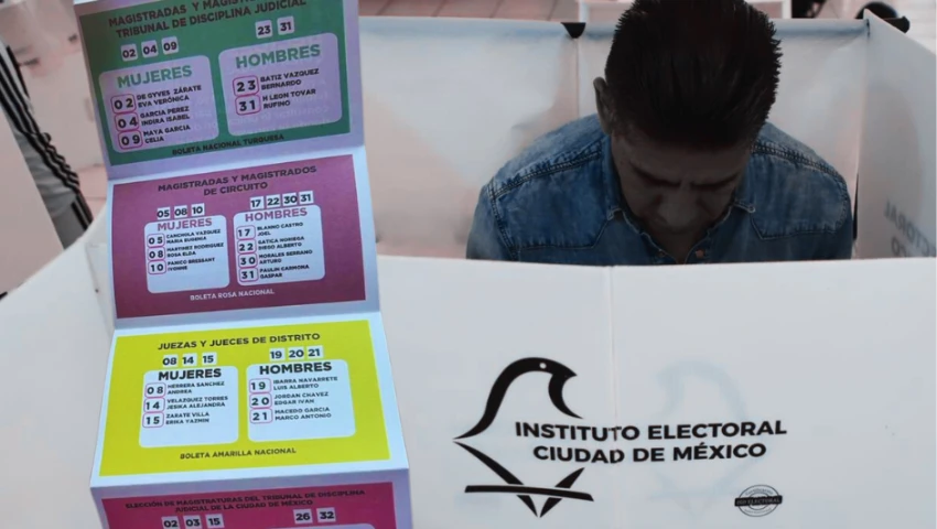 Revelan operativo con “acordeones” para manipular elección judicial