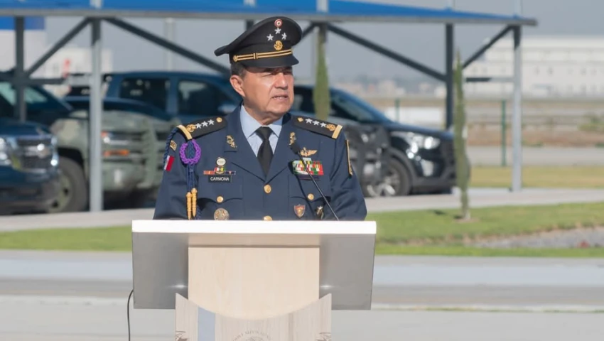 Román Carmona Landa, nuevo comandante de la Fuerza Aérea Mexicana