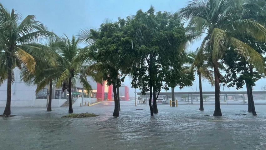 Los efectos de Helen en Cancún