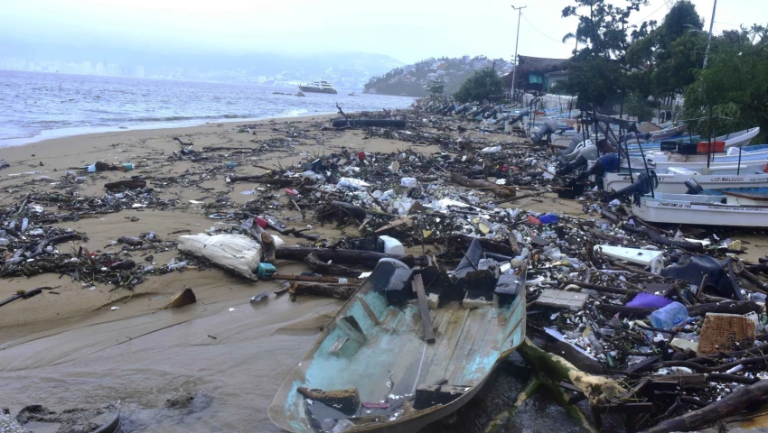Guerrero bajo el agua