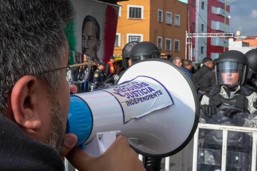 Protestas previo a la toma de posesión de Claudia Sheinbaum