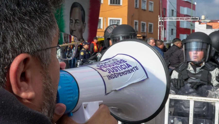 Protestas previo a la toma de posesión de Claudia Sheinbaum