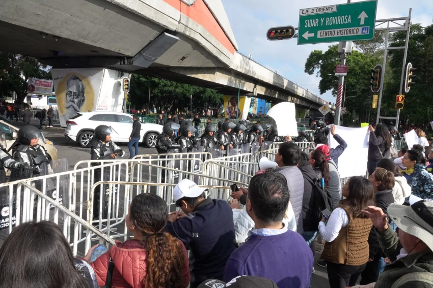 Protestas previo a la toma de posesión de Claudia Sheinbaum
