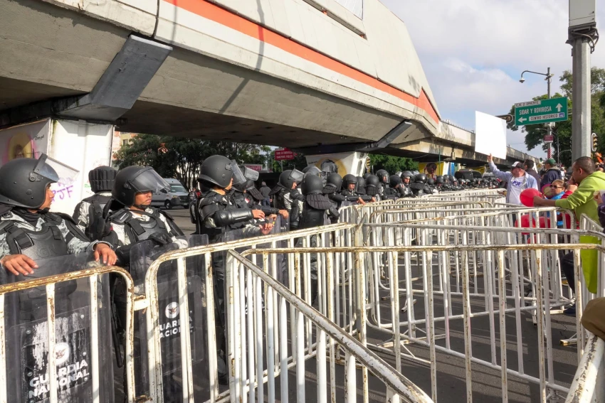 Protestas previo a la toma de posesión de Claudia Sheinbaum