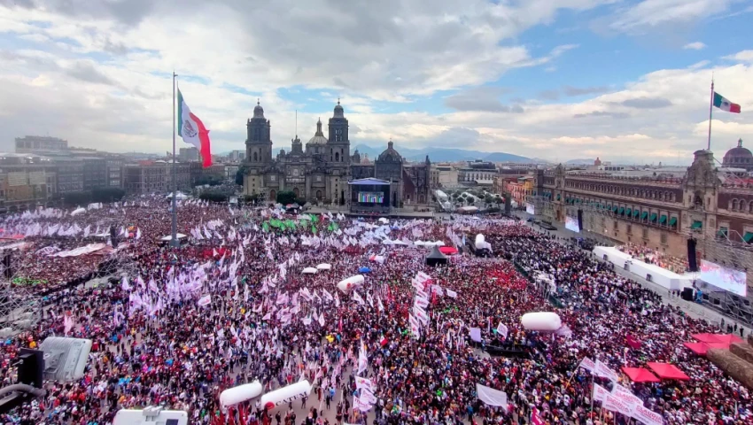 Presidenta Sheinbaum desde el Zócalo