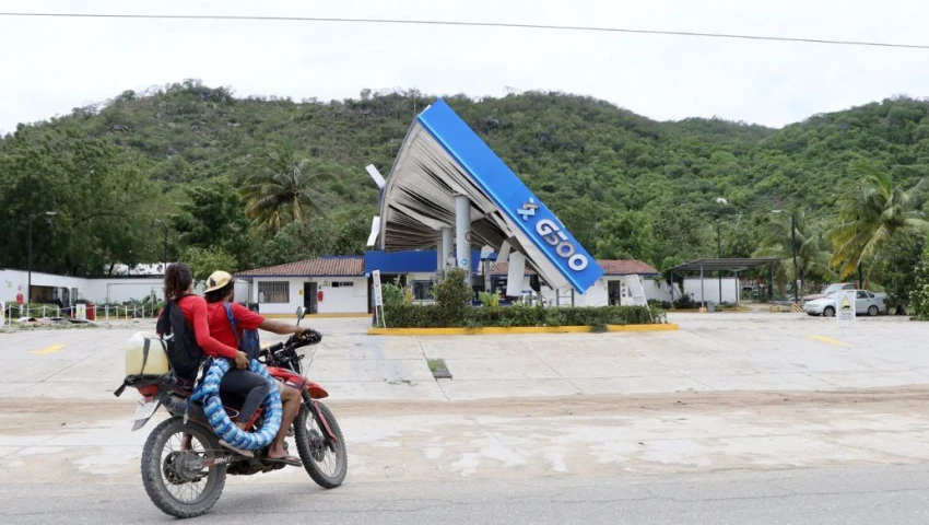 “Erick” arrasó: así fueron los estragos en Oaxaca y Guerrero tras el huracán categoría 3
