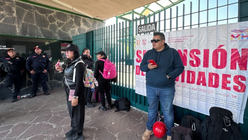 Suspensión de actividades Parque Bicentenario