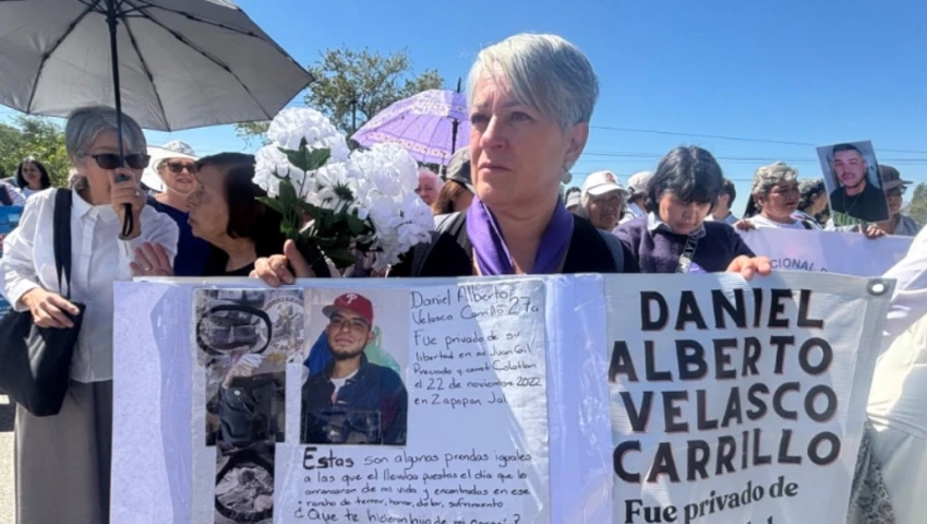 Marcha en Teuchitlán Marcha en Teuchitlán