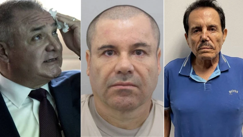 Genaro García Luna, "El Chapo" Guzmán y "El Mayo" Zambada Genaro García Luna, "El Chapo" Guzmán y "El Mayo" Zambada