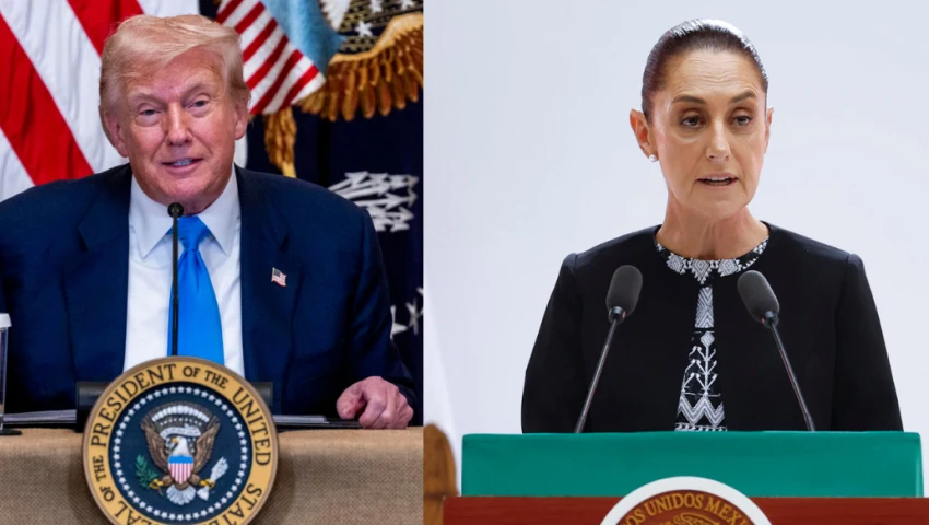 Claudia Sheinbaum y Donald Trump