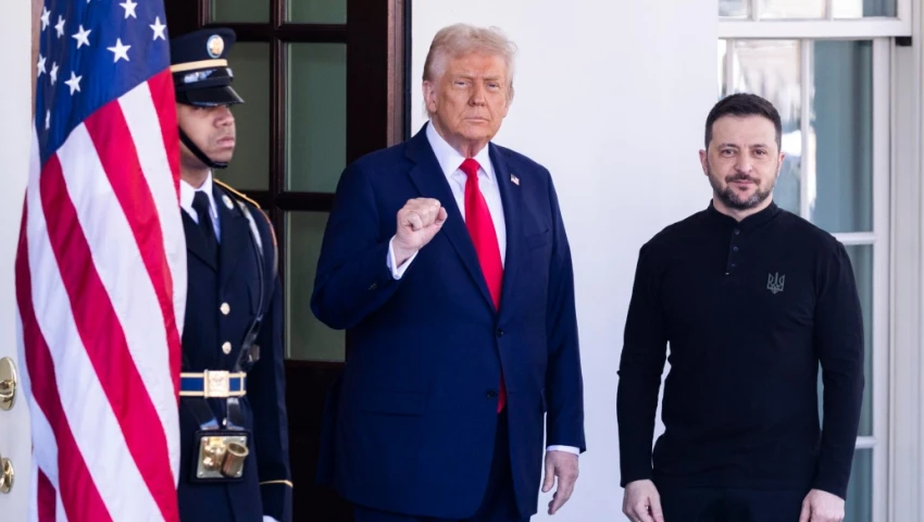 Donald Trump y Volodimir Zelenski Donald Trump y Volodimir Zelenski
