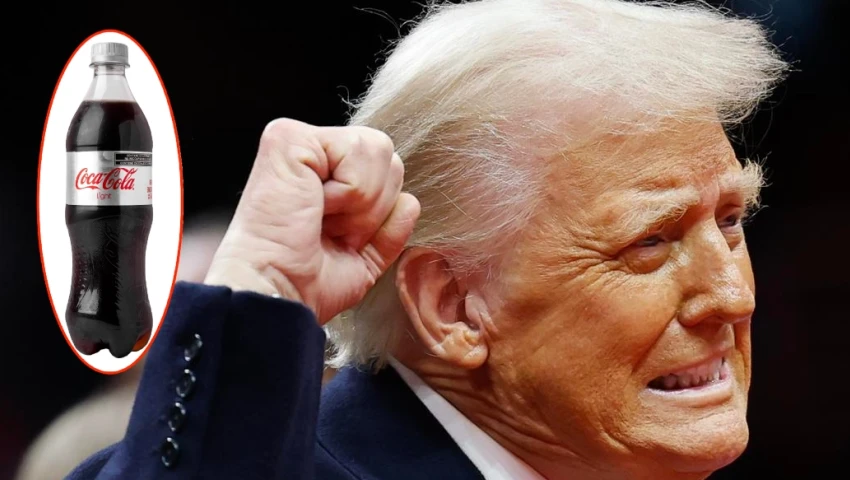El presidente Donald Trump pidió un "botón de Coca-Cola"