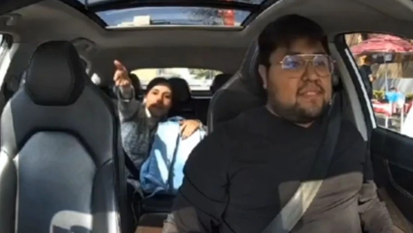 Pasajera "Lady Uber" amenaza a conductor y finge acoso | VIDEO