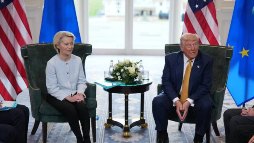 Ursula von der Leyen y Donald Trump Ursula von der Leyen y Donald Trump