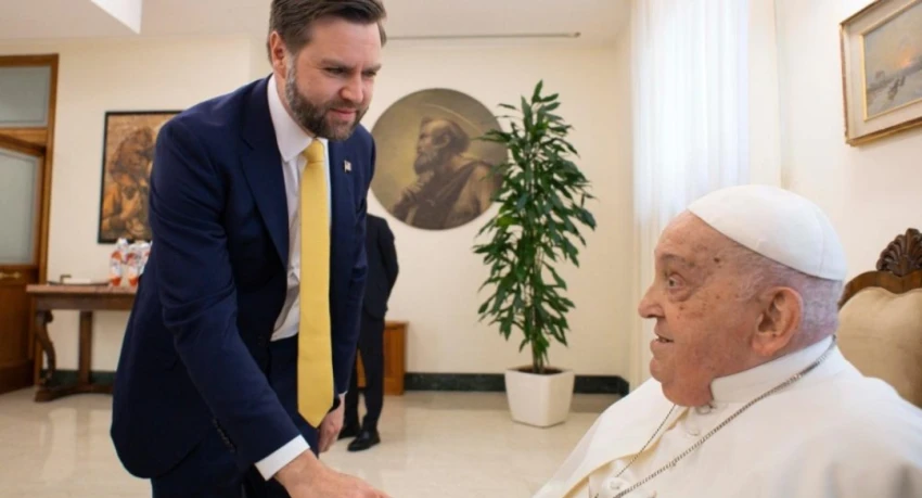 JD Vance J.D. Vance visitó al papa Francisco
