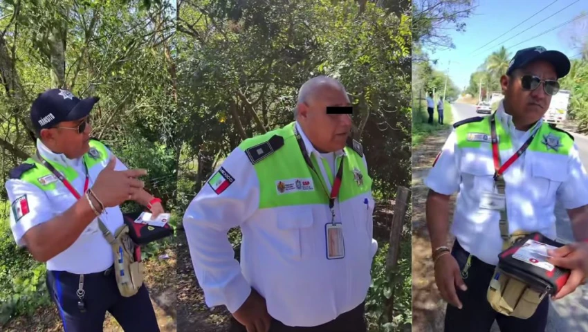 VIDEO| Automovilista expone a agentes de tránsito que le exigieron "mordida" en Veracruz