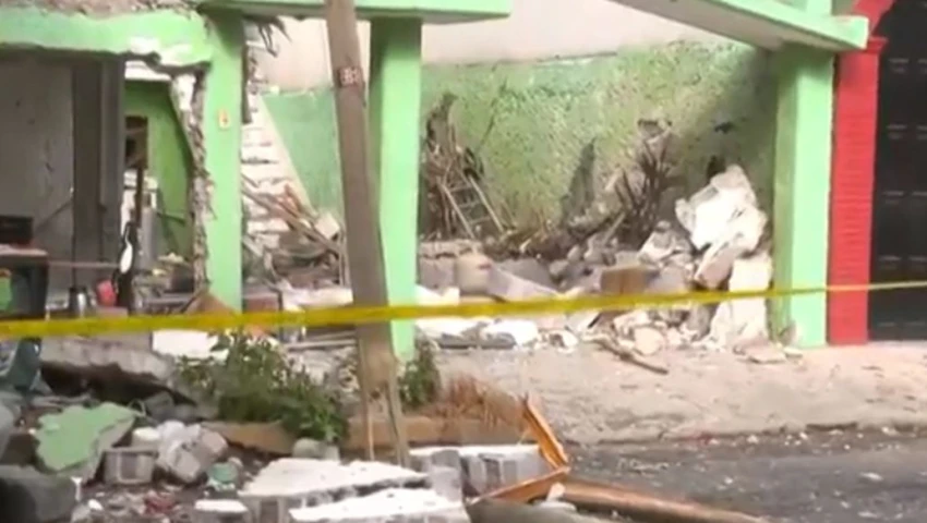 VIDEO| Momento exacto de la explosión en vivienda de Nezahualcóyotl; hay heridos