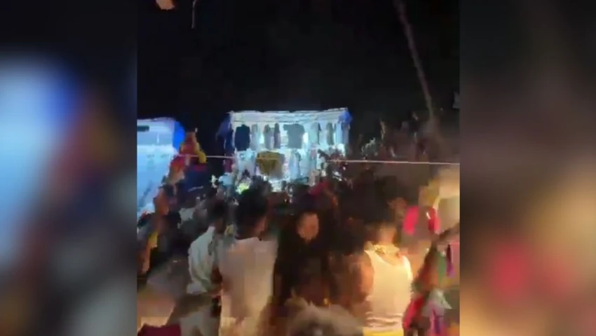 VIDEO muestra el MOMENTO EXACTO de la estampida humana en India durante festival religioso