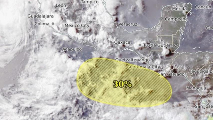 zona de baja presión, oaxaca, chiapas, huracan, ciclón tropical Riesgo de nuevo ciclón tropical en el Pacífico: afectaría a Oaxaca y Chiapas