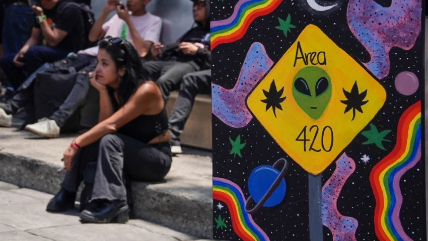 Movimiento 420, marcha, Paseo de la Reforma, legalización, marihuana