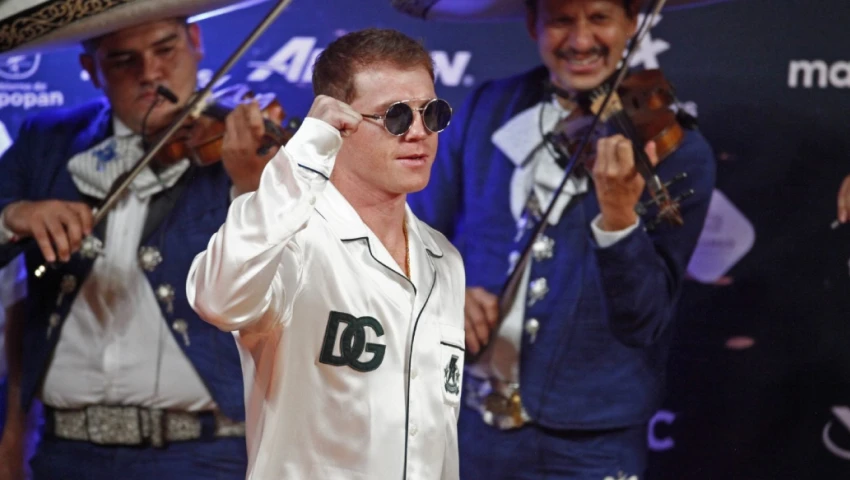 artistas mexicanos, canelo, boxeo, pelea, William Scull, majo aguilar