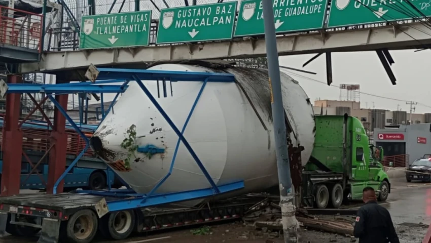 Trailer, accidente vial, estado de mexico