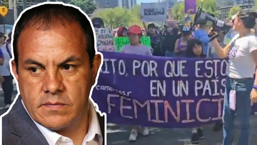 Ellas son las figuras políticas que se manifestaron para exigir el desafuero de Cuauhtémoc Blanco
