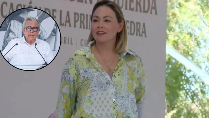 Rubén Rocha Moya y Yeraldine Bonilla Yeraldine Bonilla