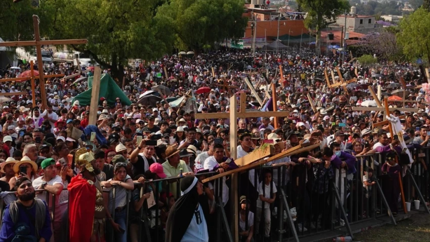 iztapalapa calles cerradas viacrucis semana santa