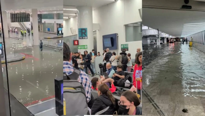 AICM: Casi 20 mil pasajeros varados por lluvias en CDMX; se normalizan operaciones áreas | IMÁGENES