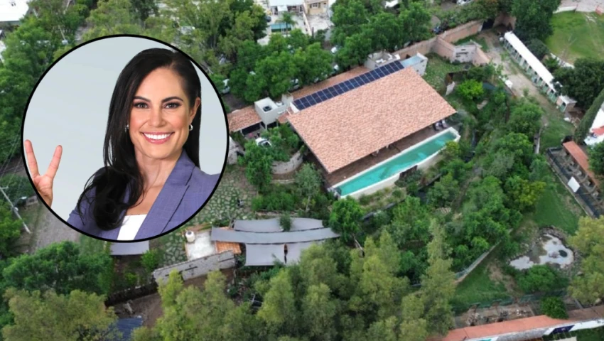 Alejandra Gutiérrez, alcaldesa de León, y su nueva residencia Alejandra Gutiérrez y su nueva residencia