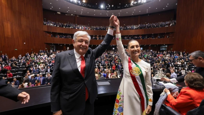 AMLO y Claudia Sheinbaum