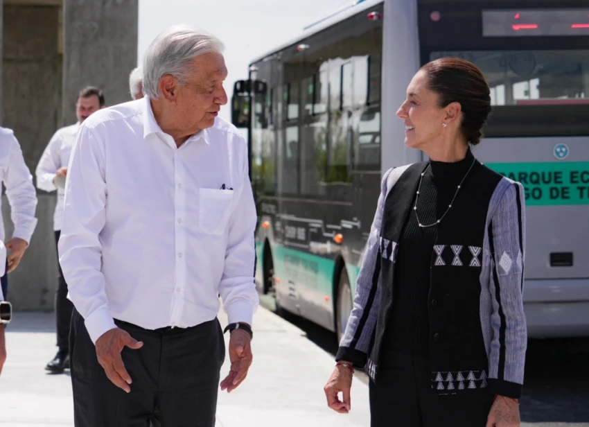 AMLO y Claudia Sheinbaum AMLO y Claudia Sheinbaum