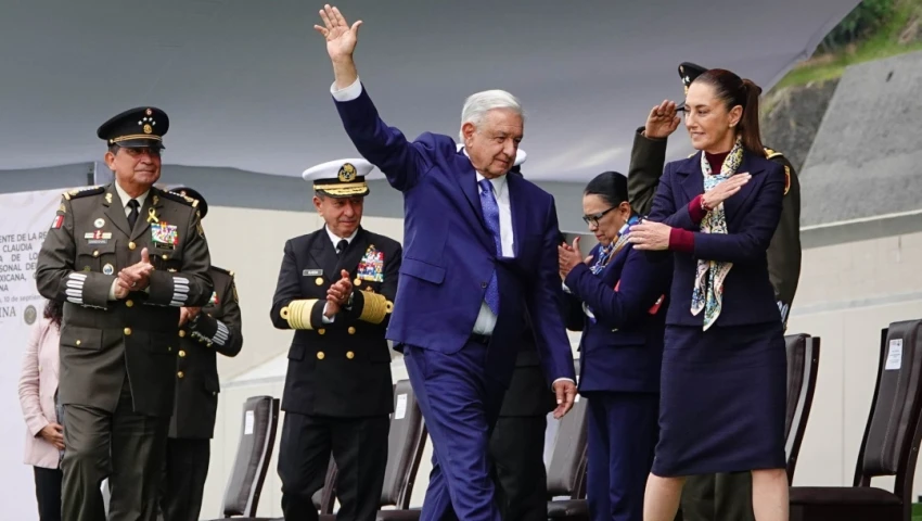 AMLO y Claudia Sheinbaum AMLO y Claudia Sheinbaum