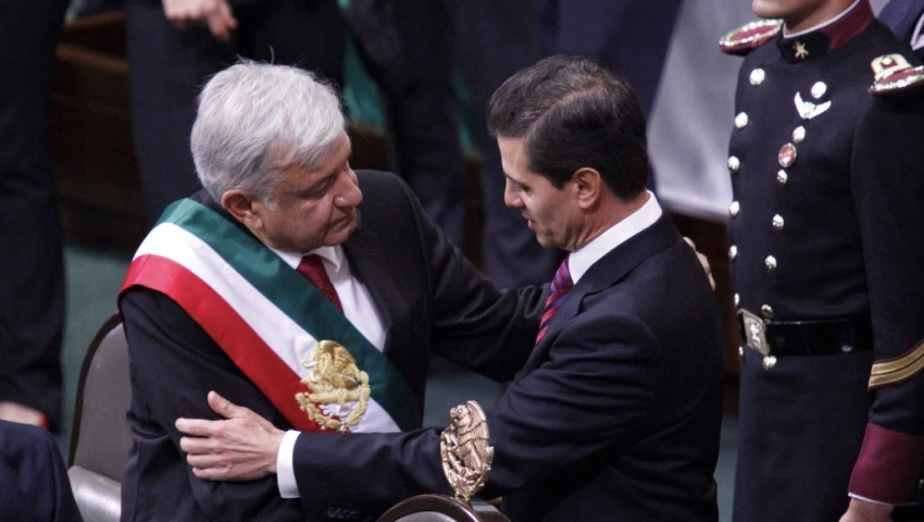 Andrés Manuel López Obrador y Enrique Peña Nieto