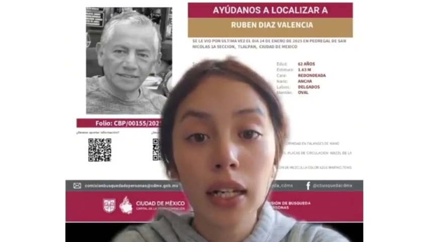Así buscaban a Rubén, el abuelito conductor de Uber que fue hallado sin vida