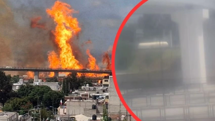 Así fue el trayecto exacto de la pipa antes de explotar en Iztapalapa: Ya hay un socavón y otros riesgos