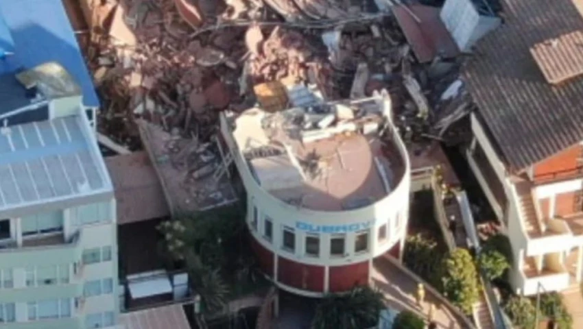 Derrumbe en Villa Gesell: Lo que se sabe del colapso del hotel Dubrovnik y la búsqueda de 15 personas desaparecidas