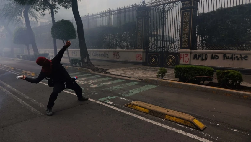 Protestas en Segob