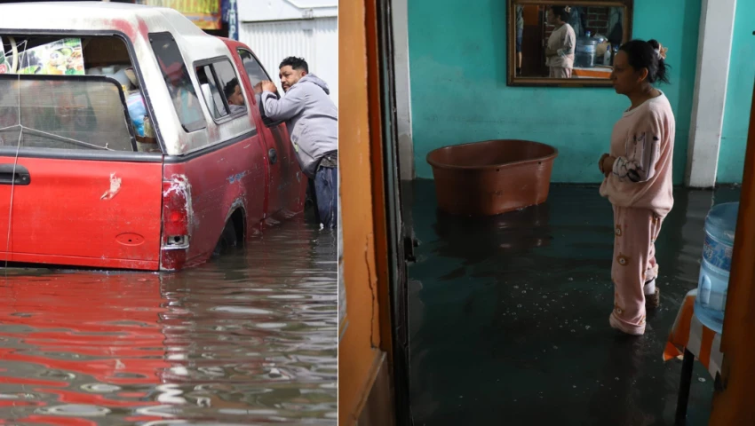 Inundaciones en Iztapalapa