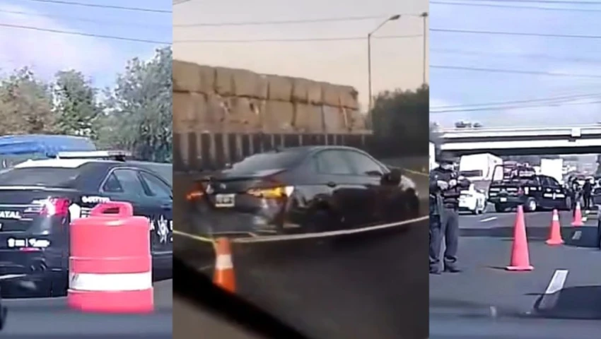 Balean a automovilista en la México-Querétaro: Ataque provoca cierre de la vía hoy, 23 de octubre
