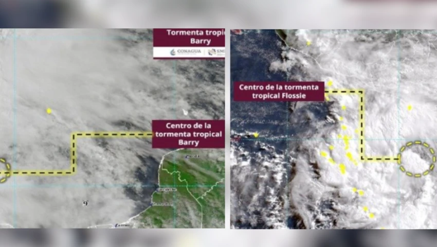 Tormentas tropicales Barry y Flossie Tormentas tropicales Barry y Flossie